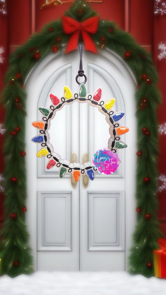 Christmas Lights Wreath (Scent: Mystery Man)